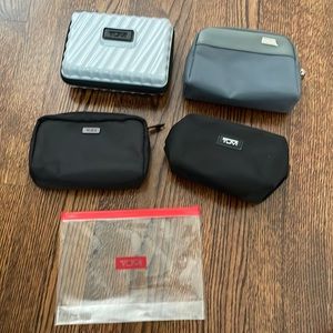 5 Tumi Pouches Great Deal Rare Selection All Brand New